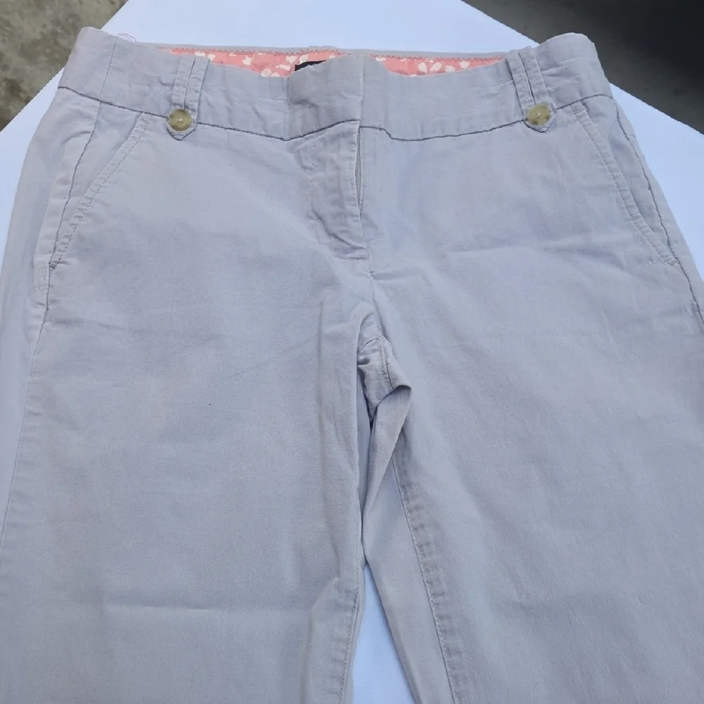 J. Crew Pink and Gray Pants